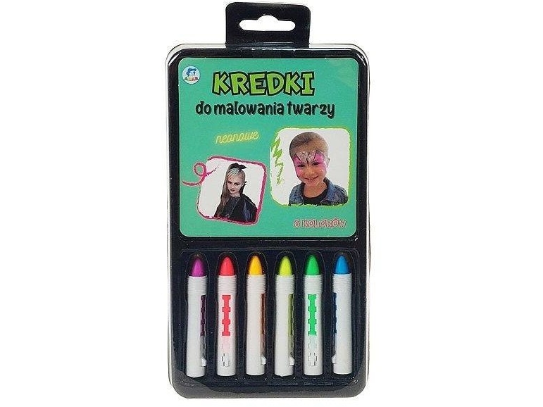 Face painting crayons 6 colors