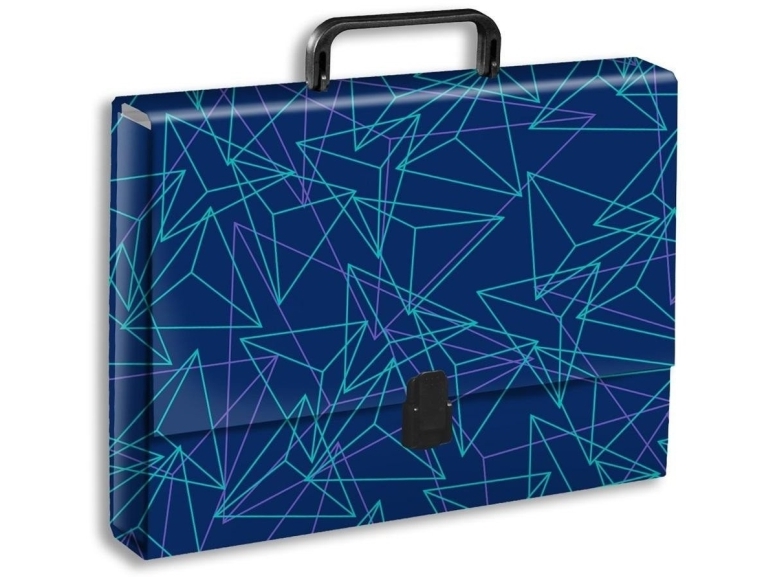 A4 Geometry Folder With Handle