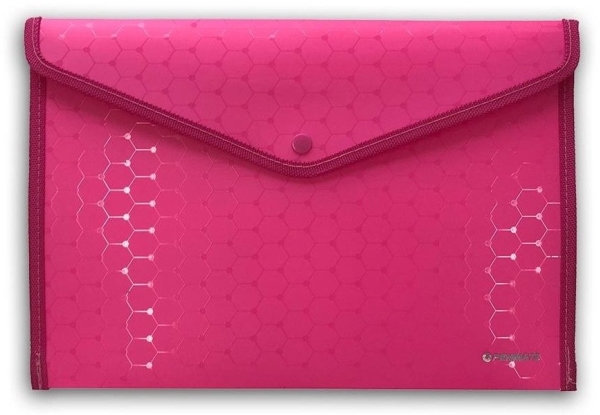 Clip-on kuvert A4 LUX pink