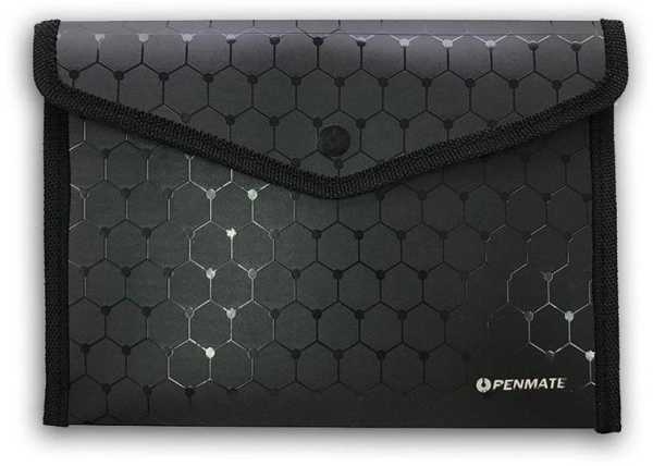 Clip-on-kuvert A5 LUX sort