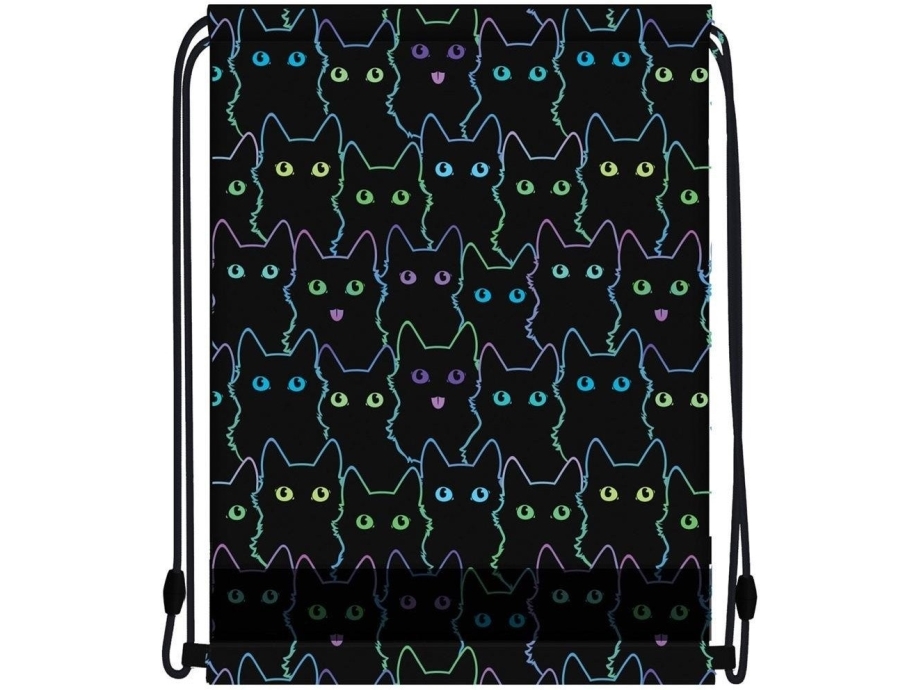 School bag SSC242 Cat black STRIGO | Utomhus - Väskor & Resväskor - Väskor för barn | GameStuff