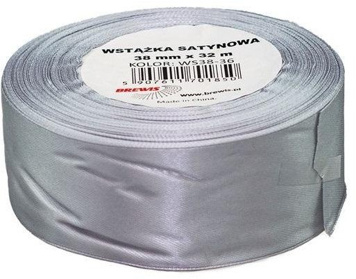 Sidenband silver 38 mm x 32 m | Papper & Emballage - Förpackningstejp - Banddispensrar | GameStuff