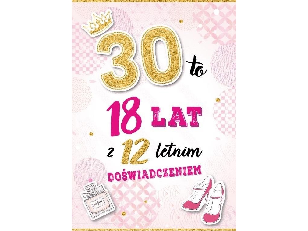 Fødselsdagskort 30 år