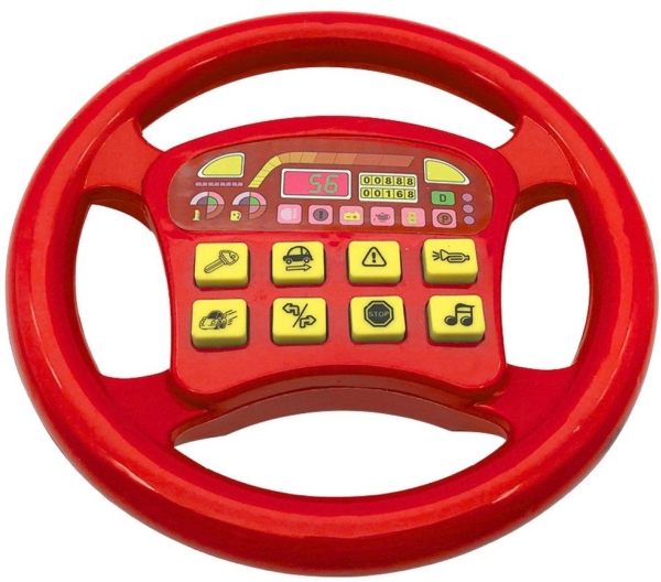 Interaktiv bilratt Ljud Röd | Radiostyrd - Elektronik - Batterier & Laddare | GameStuff