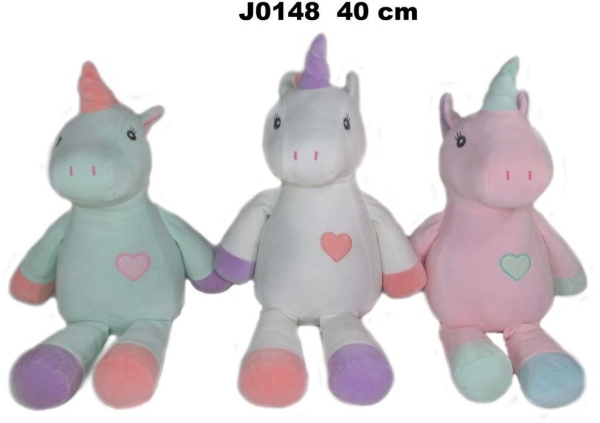 Einhorn-Maskottchen 40 Cm 3 Farben Mix Preis Pro 1 Stück