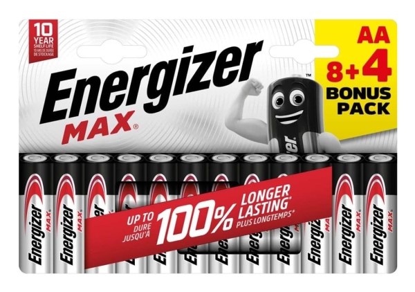 Alkaline Batteri AA | 1.5 V DC | 12-Blister