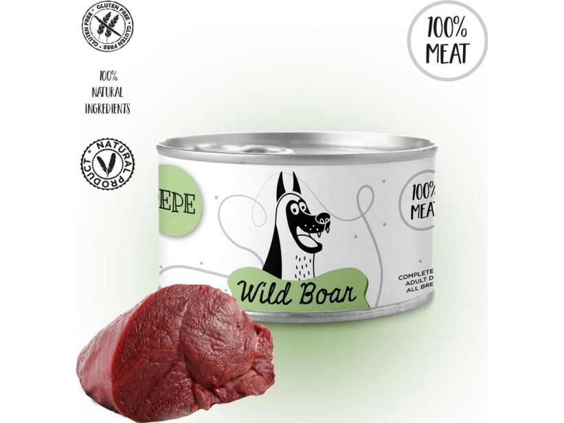 PEPE Pet Pack Våtfoder Vildsvin (hjort) 410g | Sällskapsdjur - Hund - - Blöt hundmat | GameStuff