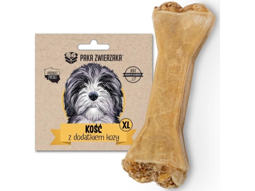 Paka Zwierzaka Knogle Med Tilskud Ged Xl Hundegodbid 115 G