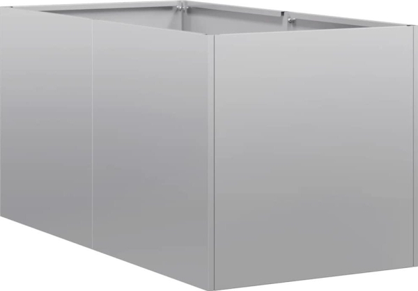 Kasviruukku 40x80x40 cm Sinkitty teräs