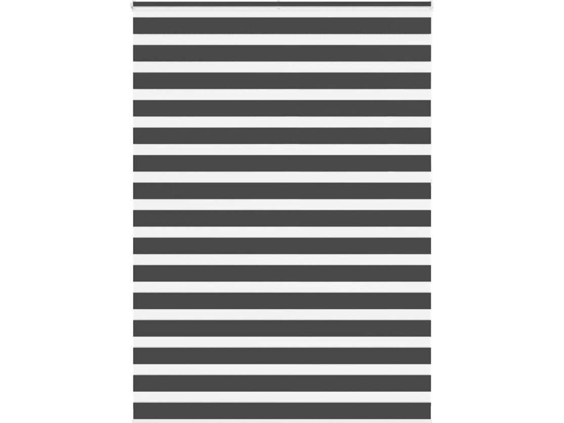 Zebrarullgardin svart tygbredd 150,9 cm polyester | Smarta hem - Smart Home - Gardiner & solskydd - Rullgardiner | GameStuff