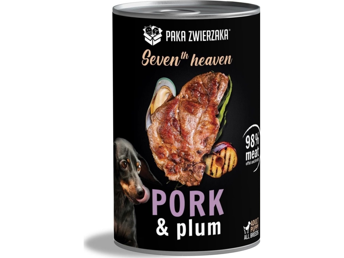 Paka Zwierzaka vådfoder Svinekød &amp  blomme 400g