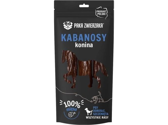 Paka Zwierzaka Paka Zwierzaka- Kabanosy Pferdefleisch 3 Stück (80G)