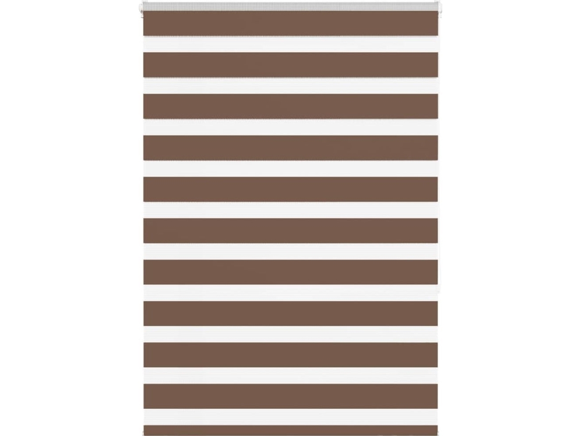 Rullaverho zebra, koivu, kankaan leveys 110,9 cm, polyesteri