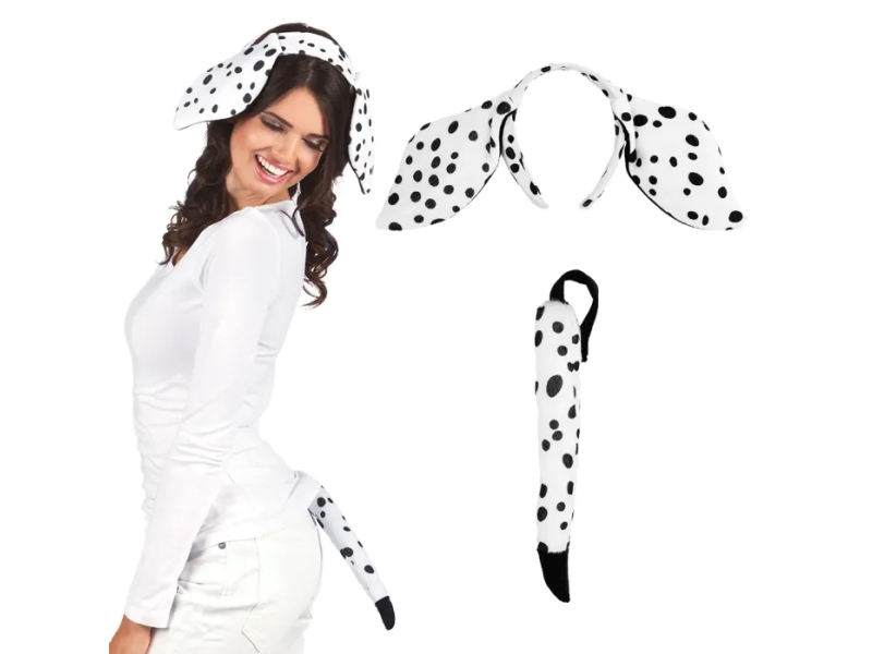 Boland 52304, Verkleidungs-Set, Erwachsener, Weiblich, Polyester, Polystyrene, Schwarz, Weiß, 70 G
