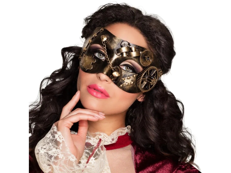 Boland 00209, Erwachsener, Augenmaske, Steampunk, 1 Stück(E)