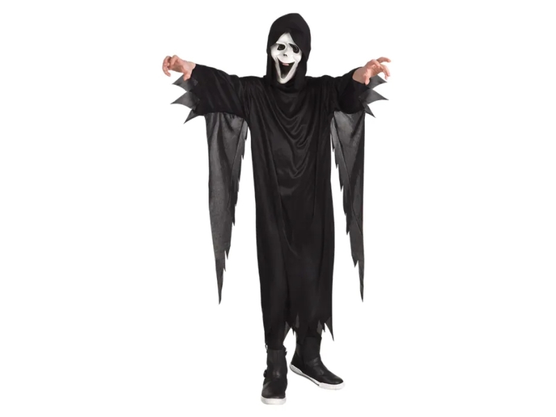 Boland 78083, Fancy Costume, Child, Male, Halloween, Black, Grey, White, Polyester