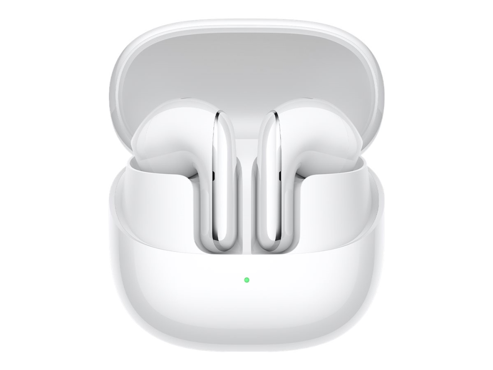 Xiaomi Buds 5 - Ægte Trådløse Øretelefoner Med Mik. - I Øret - Bluetooth - Aktiv Støjfjerning - Hvid Keramik