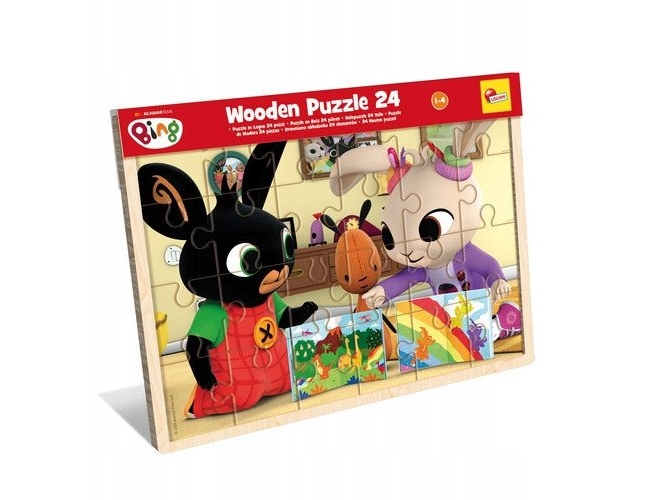 Lisciani Bing Holzpuzzle (24 El.) Im Display Pack
