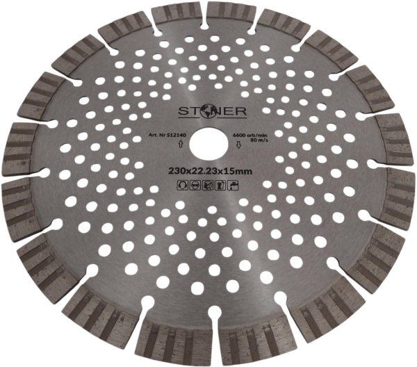 Tarcza D.Stoner 230/15Mm Seg. V-Turbo