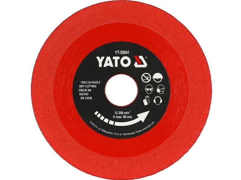 Yato Diamant Target 125Mm X 22,23Mm