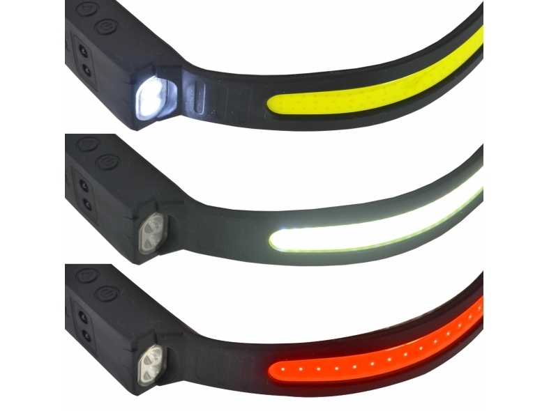 Awtools Cob Led Stirnlampe Mit Bewegungssensor