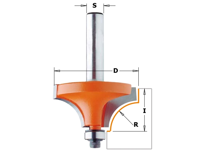 Cmt Fräser Für Rundung Hm R=3 D=18,7 I=12,7 S=8
