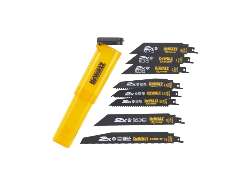 setti 8 kpl erilaisia Dewalt Extreme sapelisahanteriä [DT2443L-QZ]