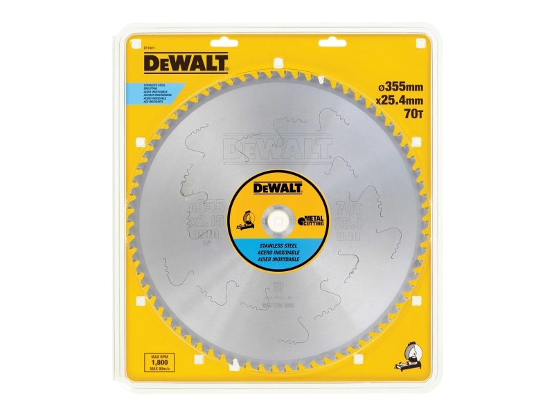 Dewalt Metall-Trennscheibe 355X2,15X25,4 Mm Z70 10°