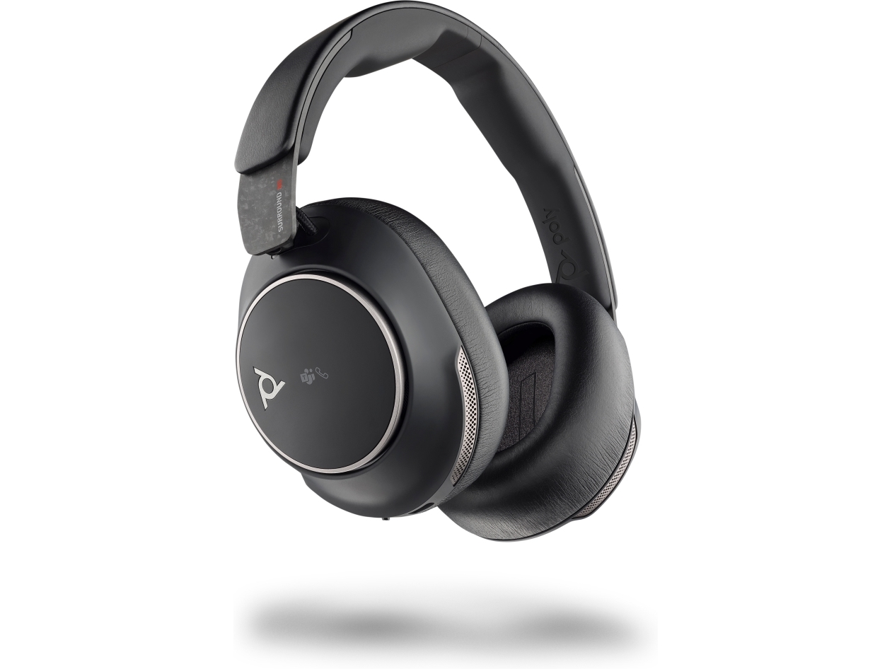 Poly Voyager Surround 80 Uc, Trådløs, Kontor/Callcenter, 20 - 20000 Hz, 275 G, Headset, Sort