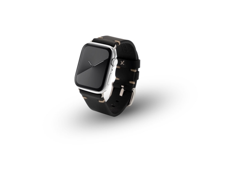 Jt Berlin 10828, Band, Smartwatch, Sort, Apple, Watch Series 1-3 (42Mm) & Series 4-6 (44Mm), Series 8 (45Mm), 49Mm, Apple Watch Ultra, Ægte Læder