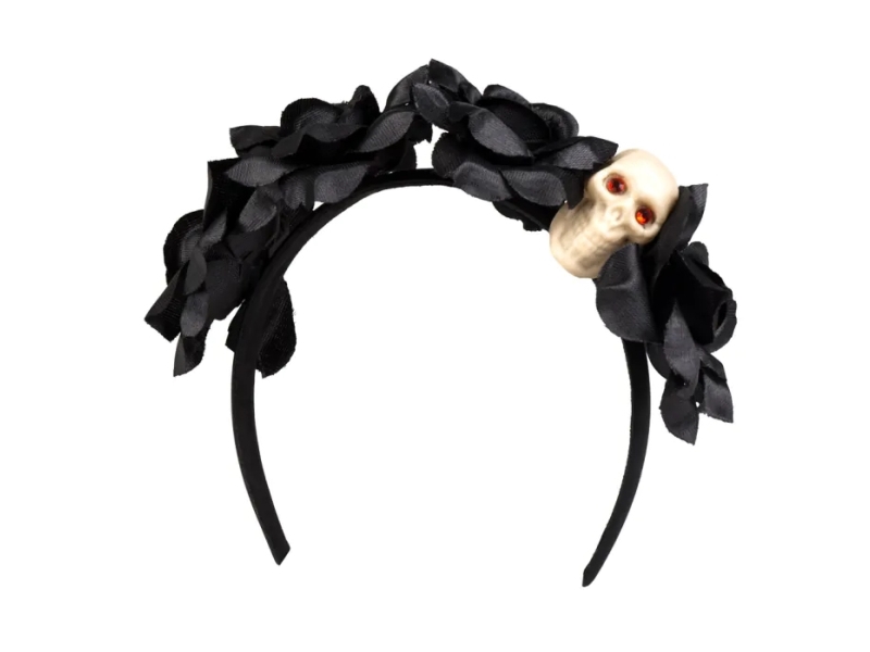 Boland 97007, Fancy Dress Tiara, Adult, Female, Acrylic, Polyester, Polyethylene, Polypropylene (Pp), Black, 30 G