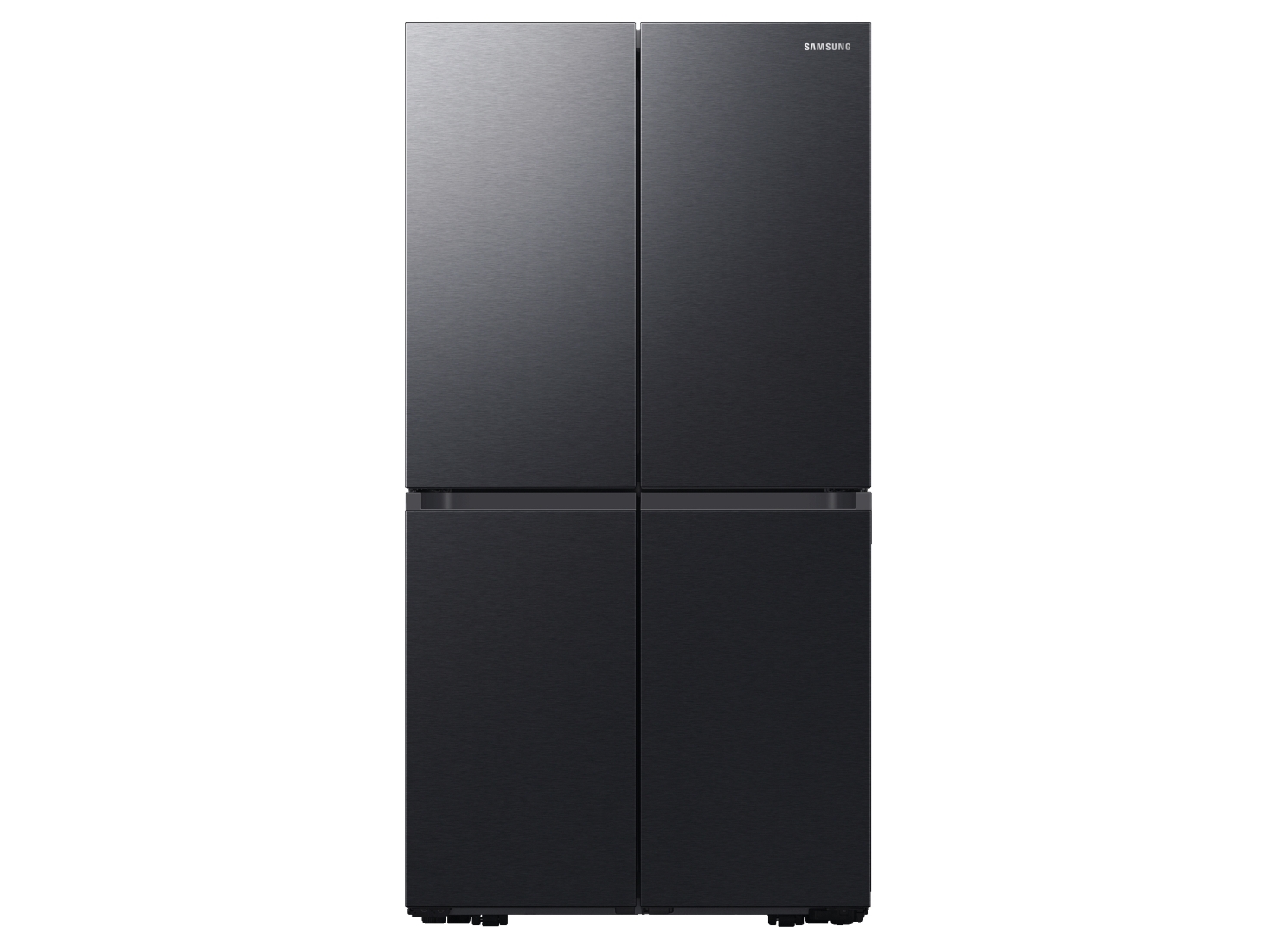 Samsung 4-Türen French Door Kühlschrank Mit Ai Energy Mode, 649 L, Freistehend, French Door, Schwarz, Berührung, Led, Innen