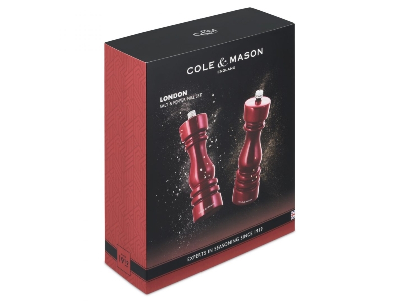 Cole & Mason Gloss London salt- og peberkværnsæt 18 cm