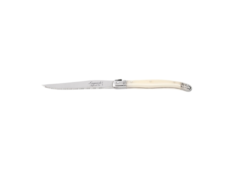 Laguiole Laguiole Steak Knives Pearl Set 6 Sdv