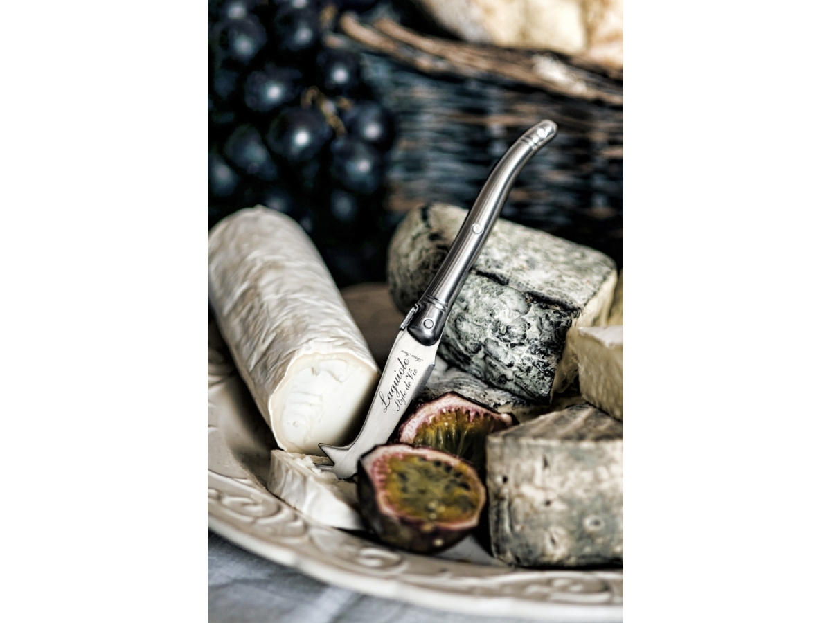 LAGUIOLE Cheese knives Laguiole Steel SET 3 SdV