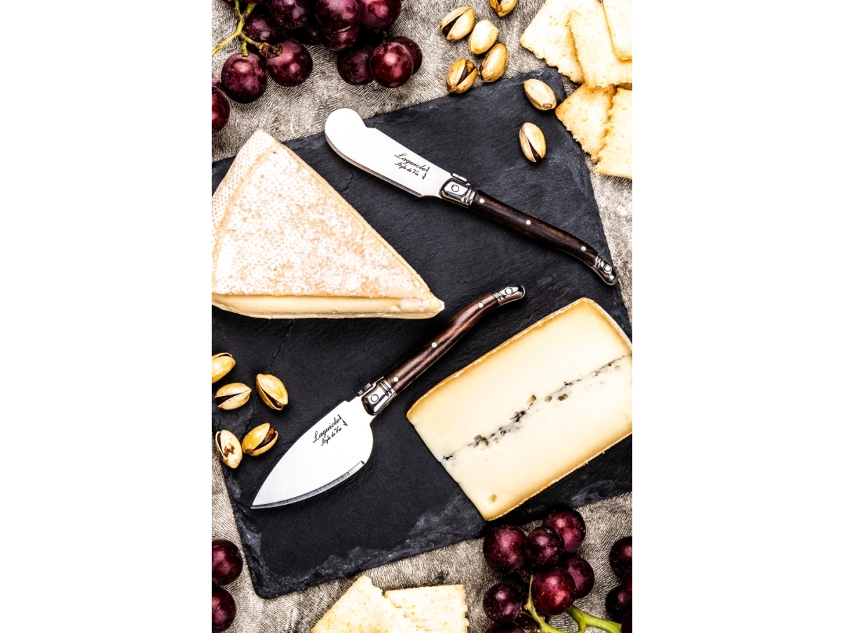 LAGUIOLE Cheese knives Laguiole Dark Wood SET 3 SdV | Bordssättning - Bestick - Bestickset | GameStuff