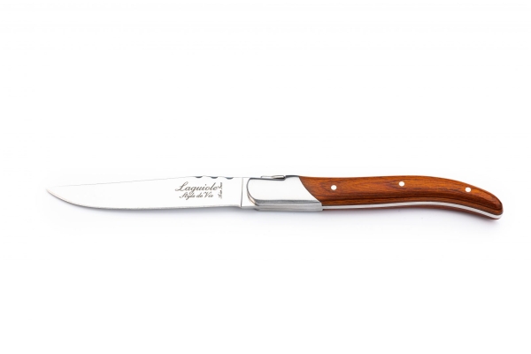 Laguiole Steak Knives Laguiole Pakka Rose Set 6 Sdv