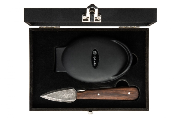 Østerskniv Laguiole Wenge Black Stonewash SET SdV