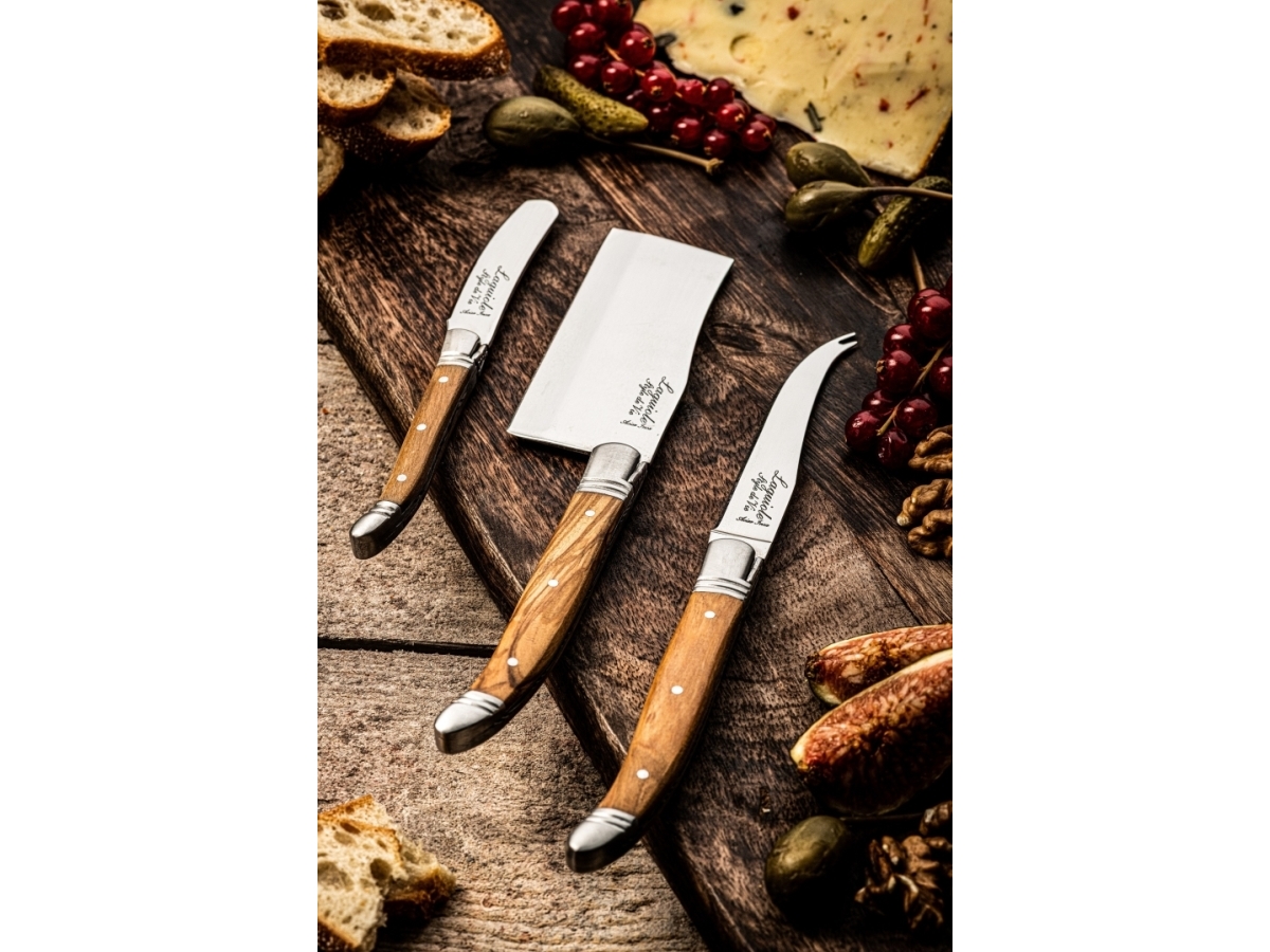 Osteknive Laguiole, sæt af 3 stk.