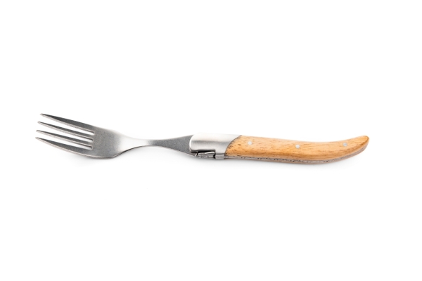 Forks Laguiole Oak Wood Stonewash Set 6 Sdv