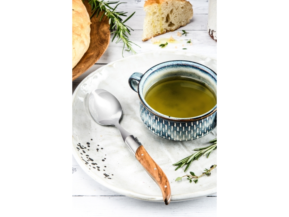 Laguiole Lusikat Oliivipuu SET 6 SdV