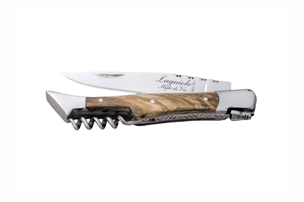 Laguiole Pocket Knife With Corkscrew Laguiole Olive Sdv