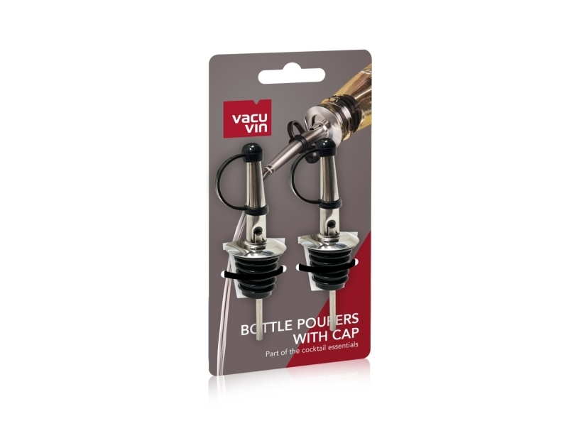 VACUVIN Hällpip med lock, set om 2 st VACU VIN® | Köksutrustning - Köksredskap - Vitlökspress | GameStuff