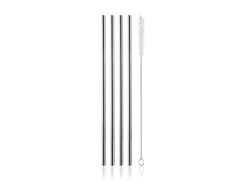 Reusable Straws Set/4 Vacuvin
