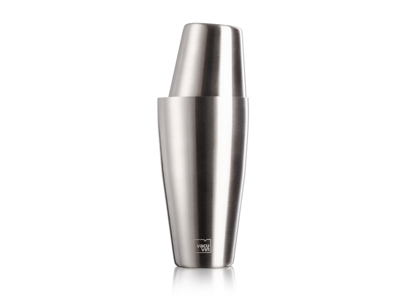 Vacuvin Cocktail-Shaker Tin-On-Tin, Edelstahl Vacu Vin