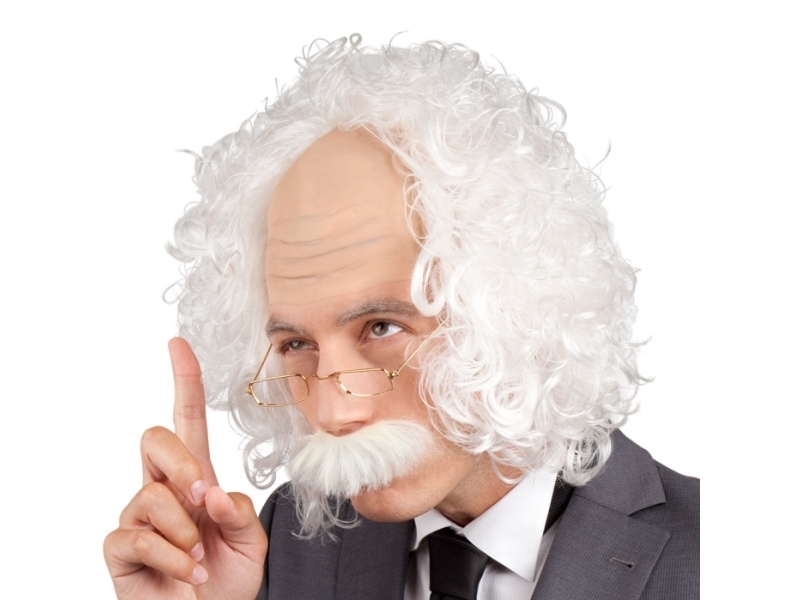 Professor Perücke Und Schnurrbart