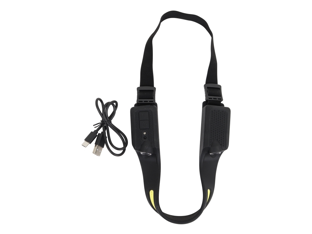 TYZON® LED uppladdningsbar pannlampa, 1.200 mAh. | Belysning - Annan belysning - Ficklampa | GameStuff