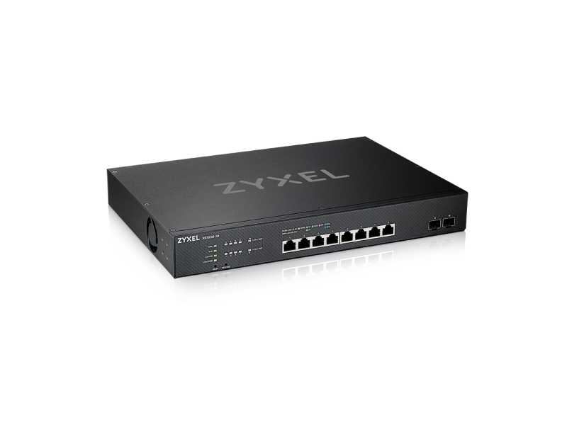 Zyxel Xs1930-10 Administreret L3-Netværksswitch 8-Port 10G Rackmonteret Sort