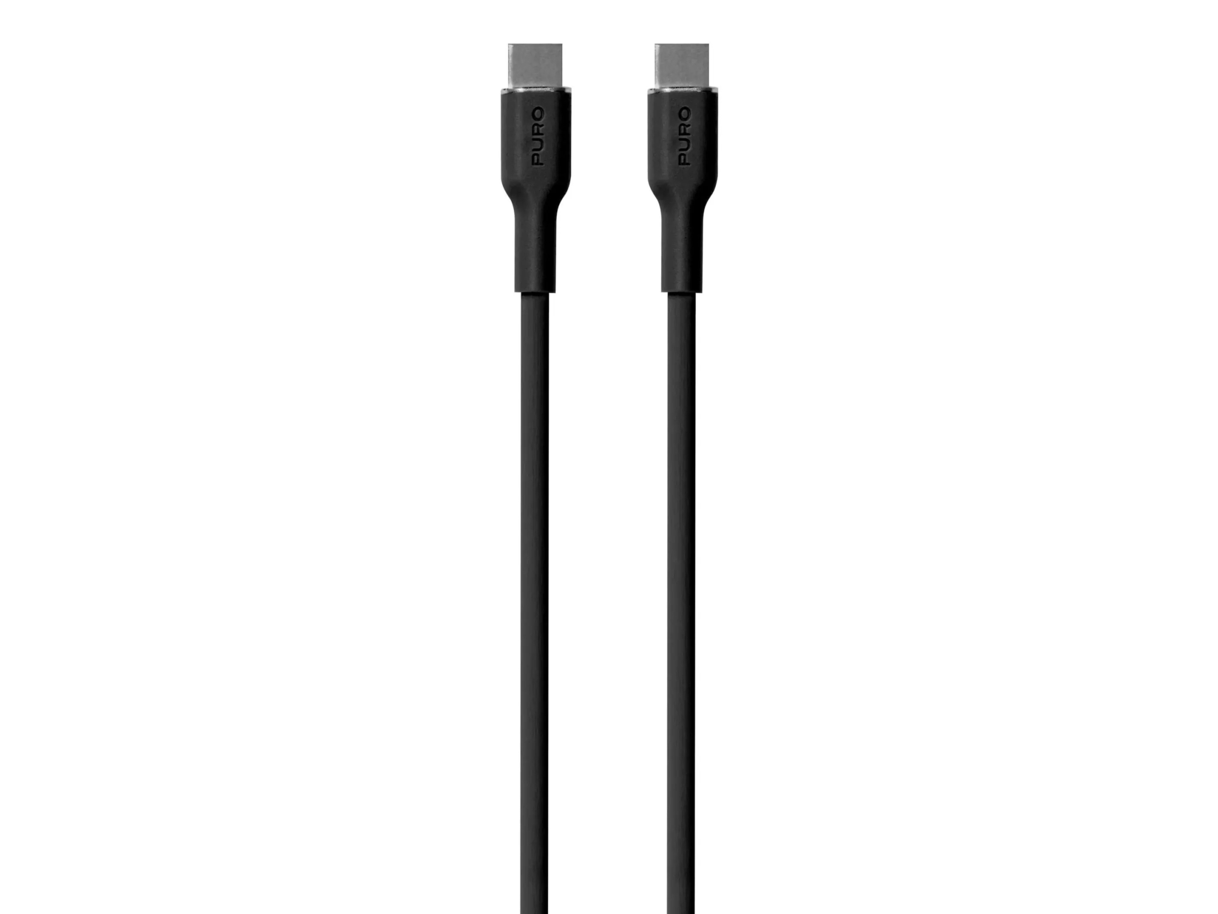 PURO PUUSBCUSBCICONBLK, 1,5 m, USB C, USB C, Sort | Datortillbehör - Kablar & adaptrar - Datakablar | GameStuff
