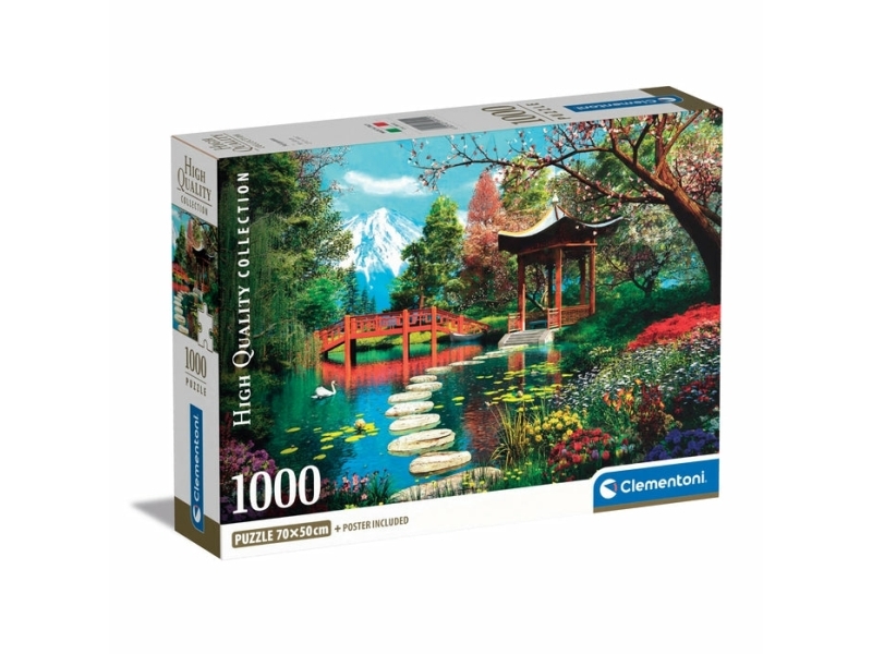 Clementoni High Quality Collection Fuji Garden, 1000 styck, Liggande, 18 År | Leksaker - Spel - Pussel | GameStuff